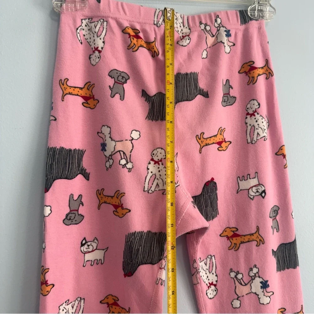 Hanna Andersson Girls Pajamas Set Size 10(140‎ cm) Dogs Print Pink
